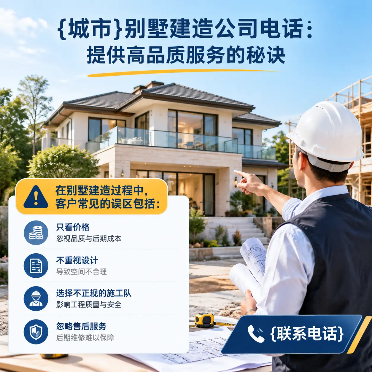 黔东南别墅建造公司电话:提供高品质服务的秘诀