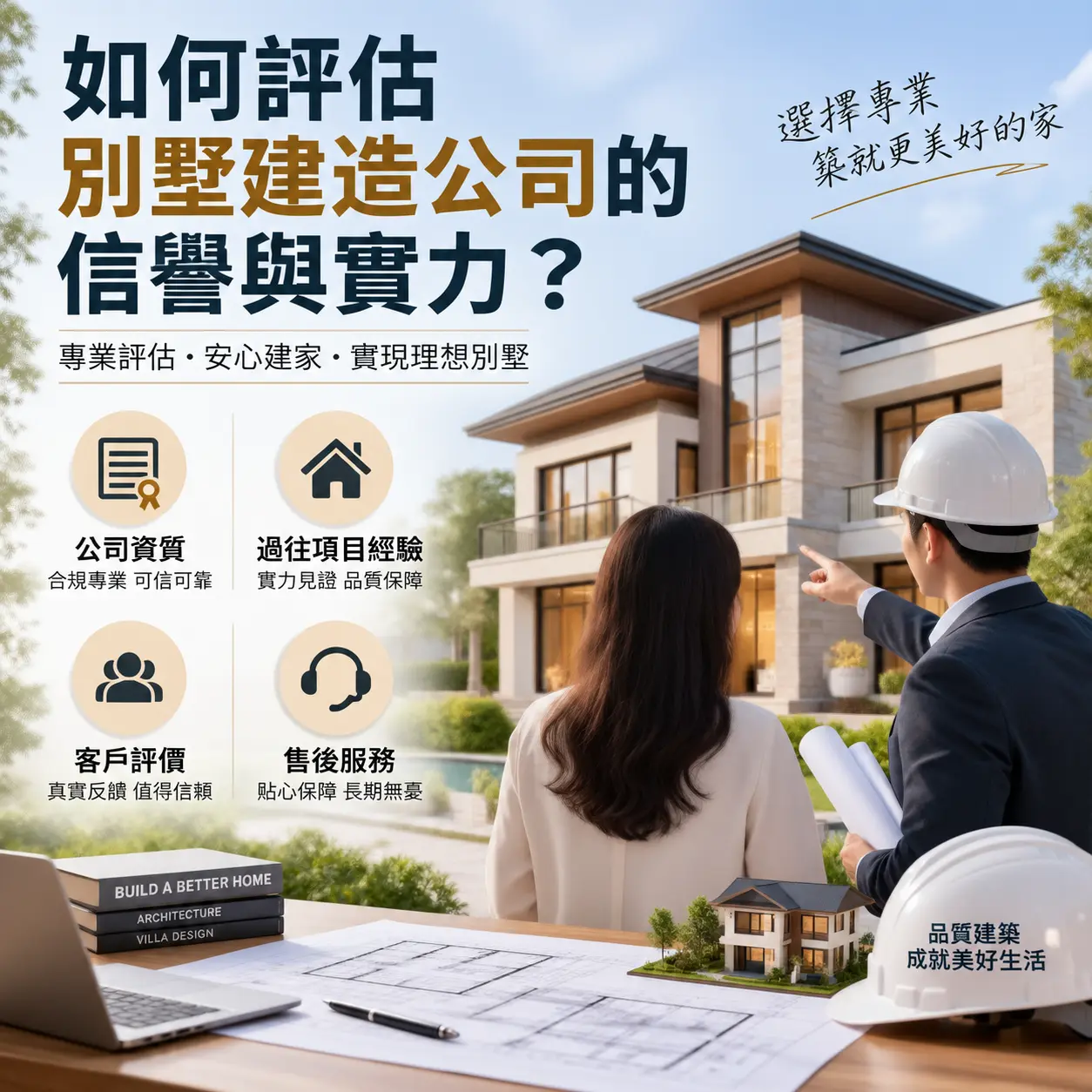 如何评估 黔东南 别墅建造公司的信誉与实力？