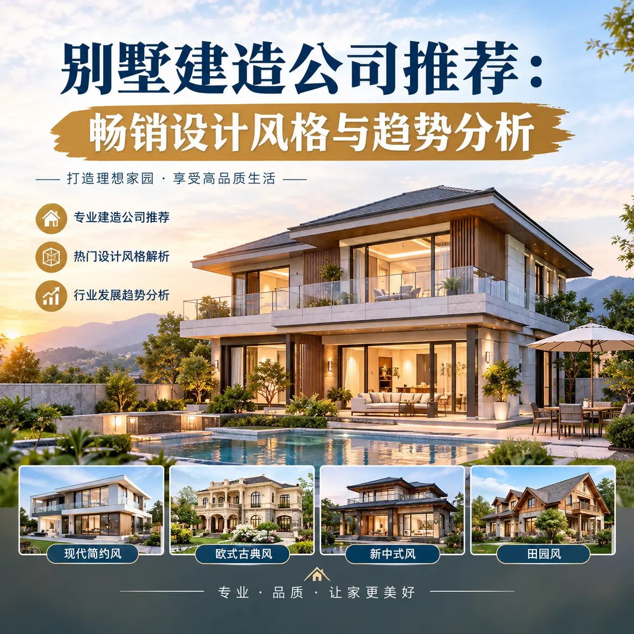 别墅建造公司推荐： 黔东南 畅销设计风格与趋势分析