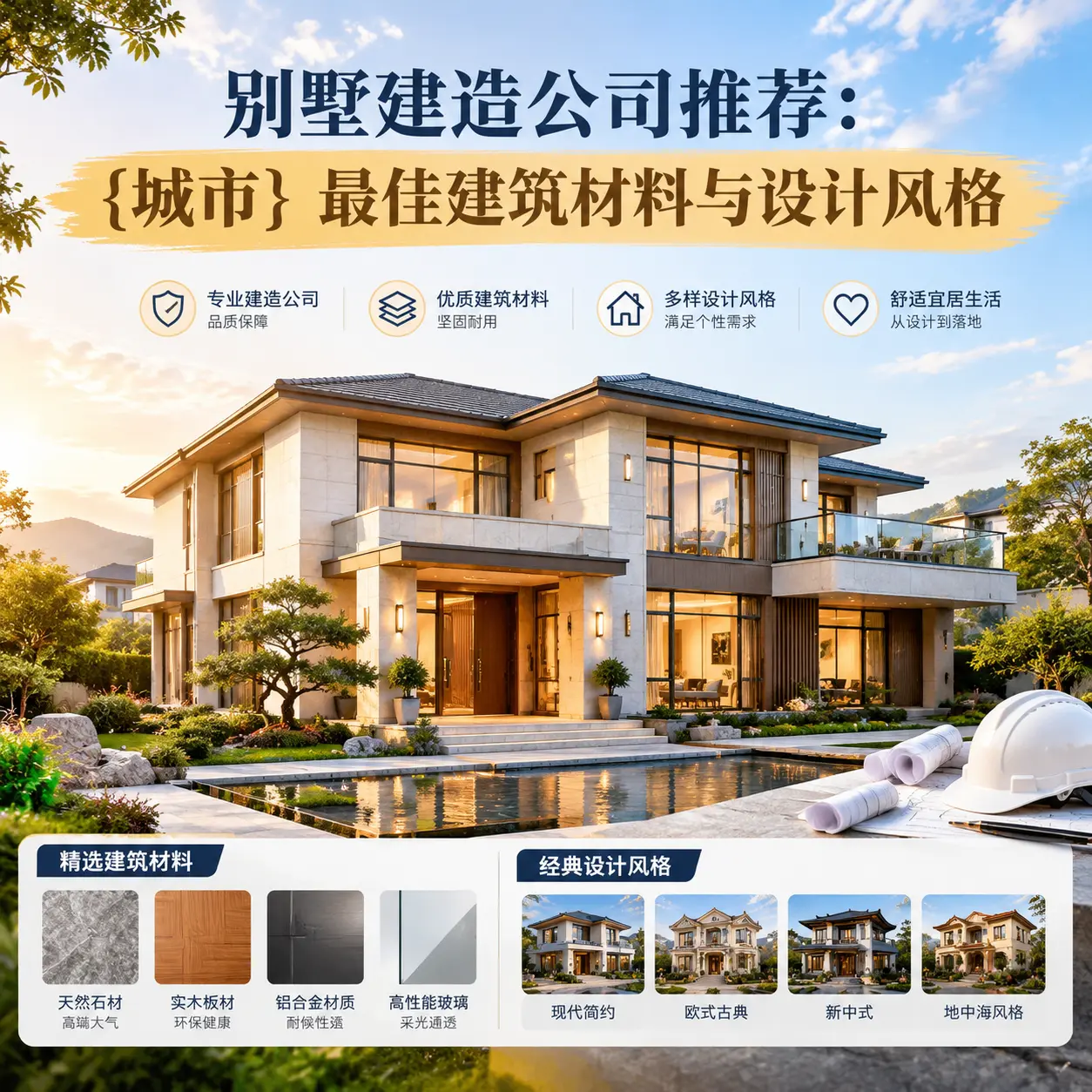 别墅建造公司推荐： 黔东南 最佳建筑材料与设计风格