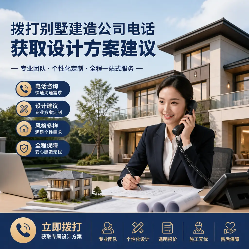 拨打黔东南别墅建造公司电话,获取设计方案建议