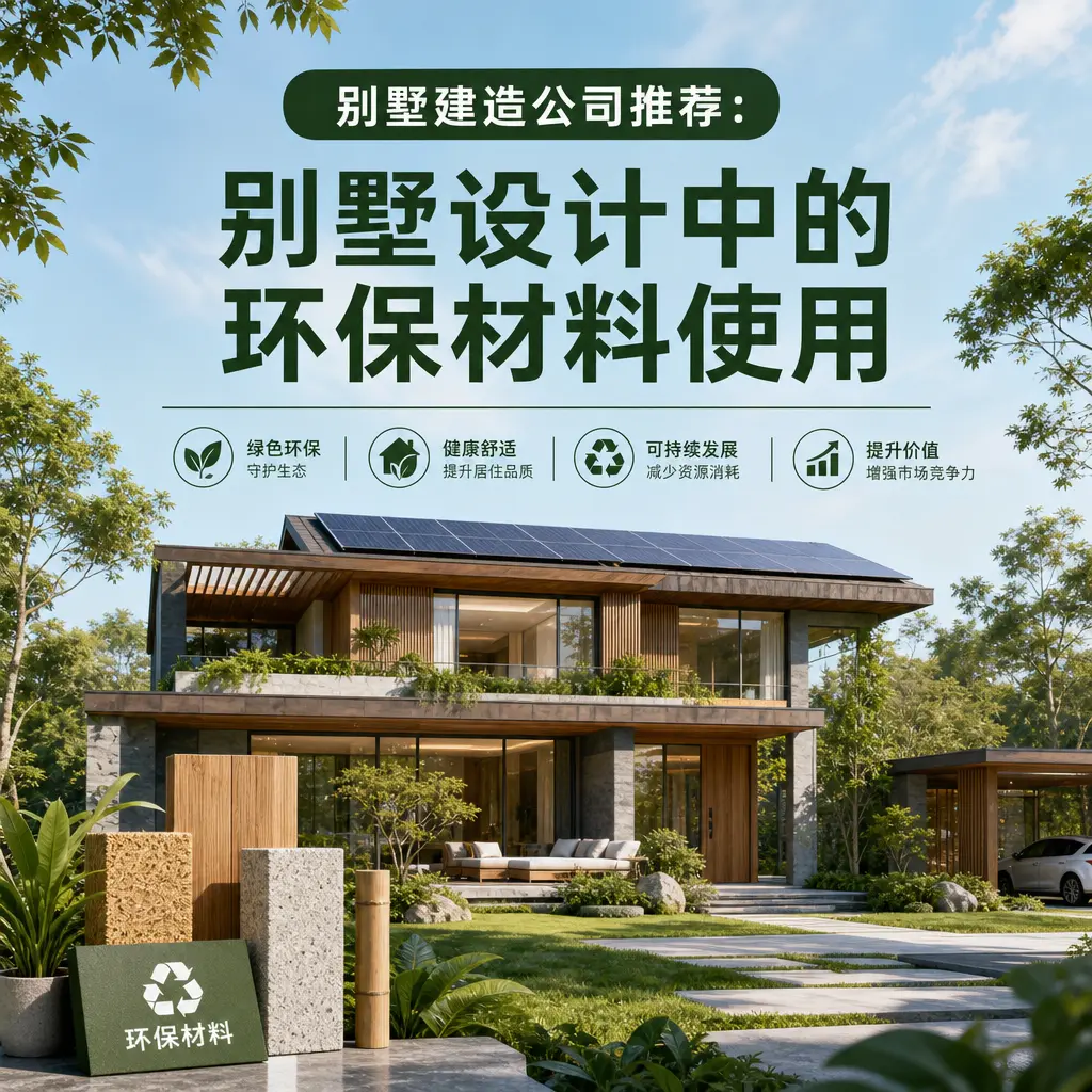 别墅建造公司推荐： 黔东南 别墅设计中的环保材料使用