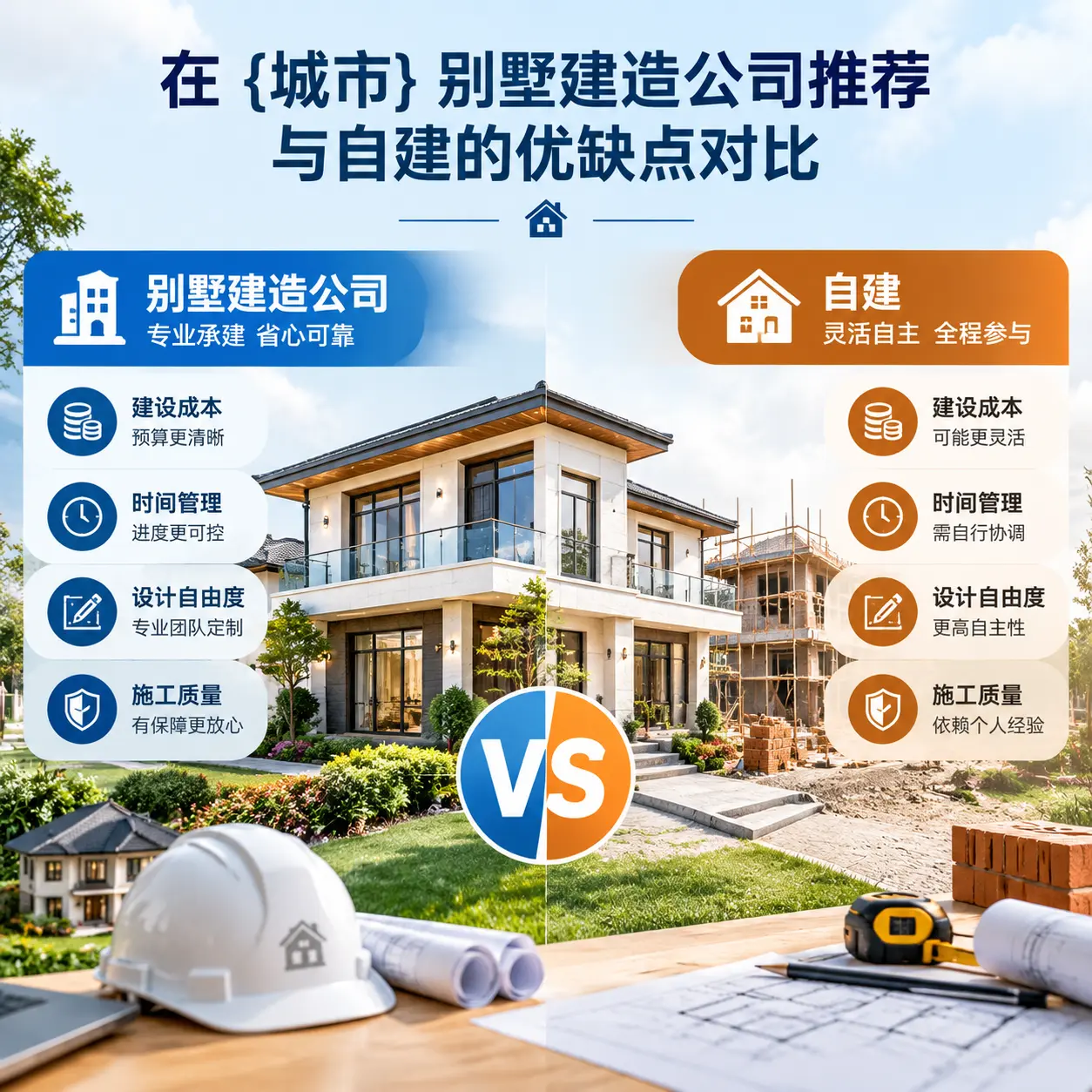 在 黔东南 别墅建造公司推荐与自建的优缺点对比